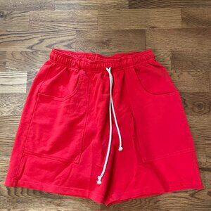 Big Bud Press Sweat Shorts Mustang Red
